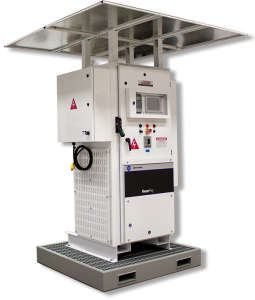 OptiLift RPC on MiniSKID with Integrated Sunshade